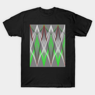 Graphic in Red and Green T-Shirt